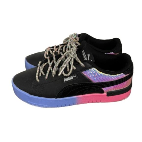 PUMA SNEAKERS with Custom Rhinestone Laces - Size 6.5 - Picture 6 of 8